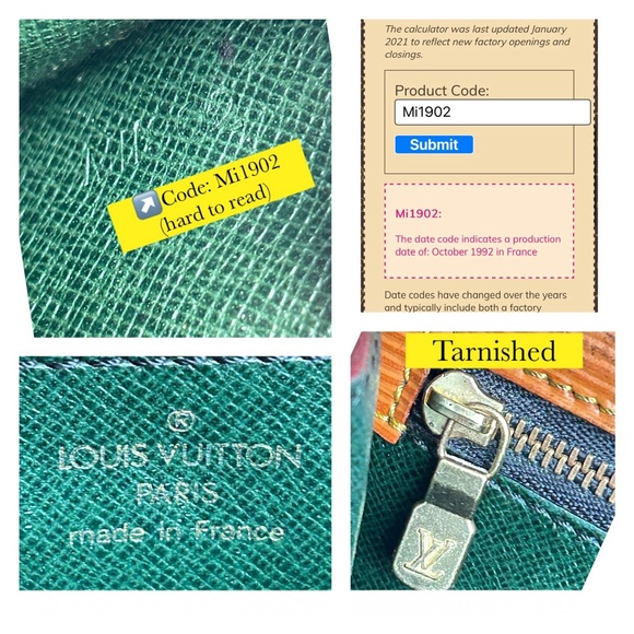 LOUIS VUITTON Epi Leather Sellier Dragonne Women’s Clutch Bag Brown Vintage - Picture 2 of 16